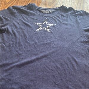 Dallas Cowboys Her Style Navy Star Logo Short Sleeve T-Shirt